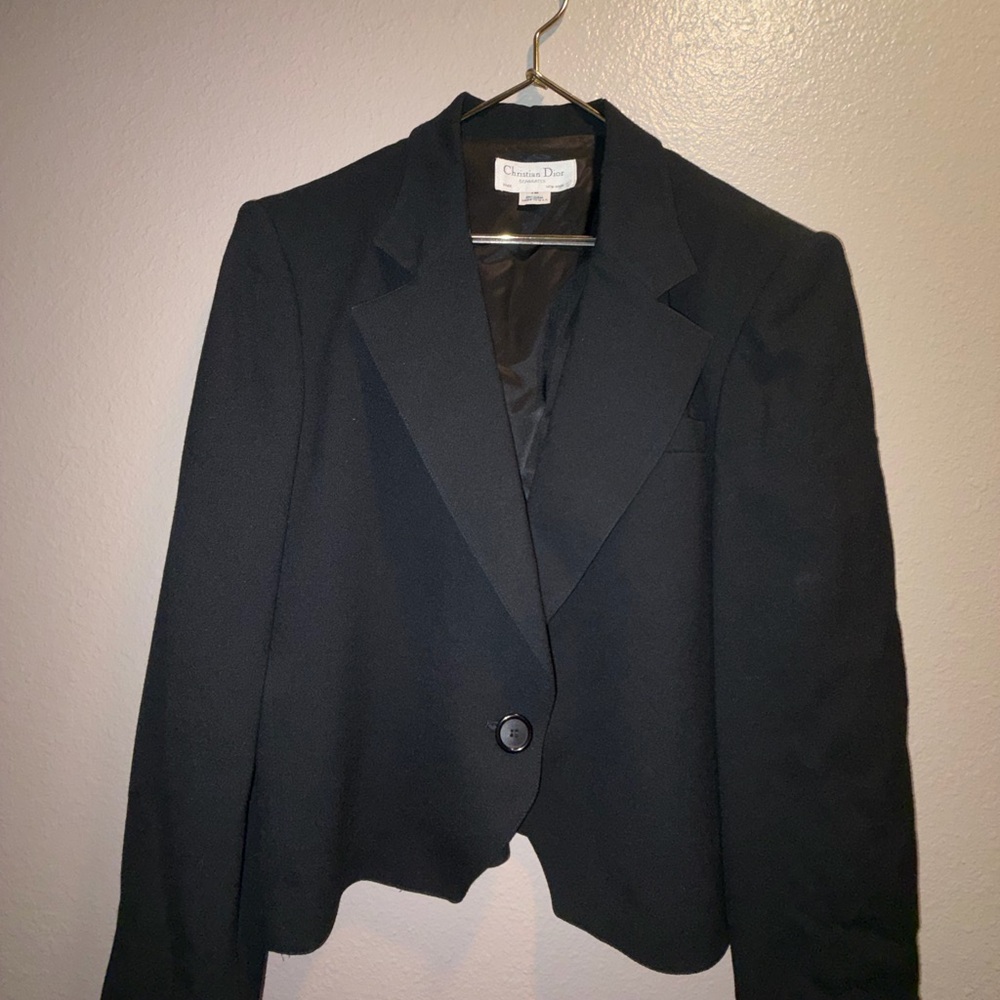 Dior Classic Black Women's Suit Jacket